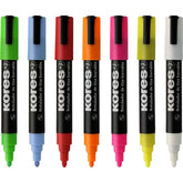 Blister 1 Rotulador Tiza Liquida Rt1 Punta Conica Blanco | Grafoplas | Pack 5 Unidades